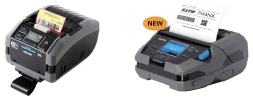 SATO PW2NX and PW4NX mobile printers