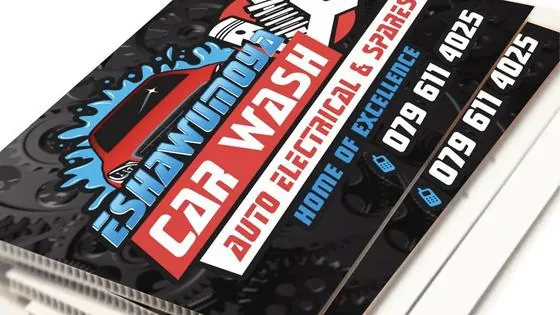 Stack of digitally printed Correx boards with the corrugated flute edges visible